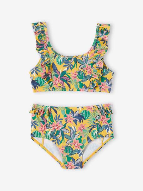 Maillot de bain 2 pièces imprimé exotique  - vertbaudet enfant