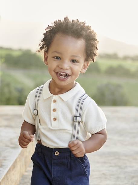 Polo en tricot bébé  - vertbaudet enfant