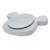 Assiette à compartiments ventousée en silicone Gris - LASSIG GRIS 3 - vertbaudet enfant 