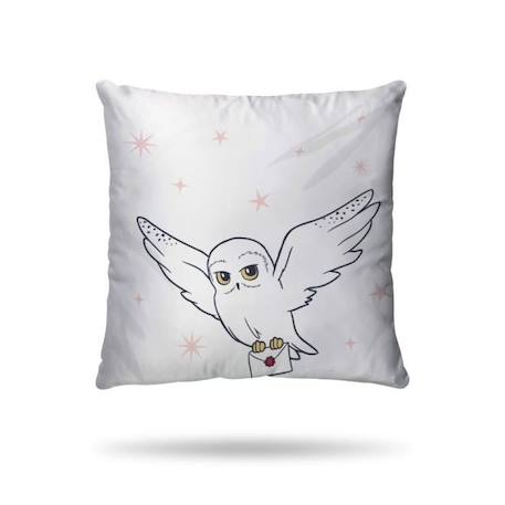 WARNER - Housse De Couette Harry Potter Hedwige Hogwarts 220x240 cm + 2 taies d'oreillers 63x63 cm - Polycoton - Blanc BLANC 3 - vertbaudet enfant 