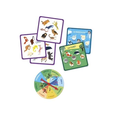 JANOD - Speedo Mémo Animaux - Jeu de Société Enfant - Mémoire et Rapidité - 48 Cartes Animaux - Dès 6 Ans VERT 2 - vertbaudet enfant 