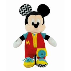 Clementoni - Montessori - Baby Mickey - Peluche à Habiller  - vertbaudet enfant