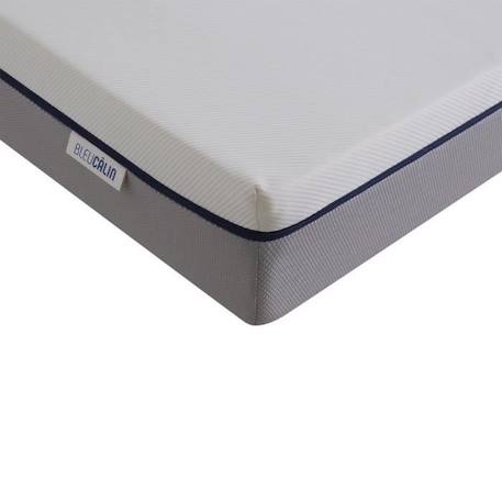 Matelas mousse Hybride BLEU CALIN 90x190cm - Confort ferme - Epaisseur 16cm - Fabriqué en Belgique BLANC 3 - vertbaudet enfant 