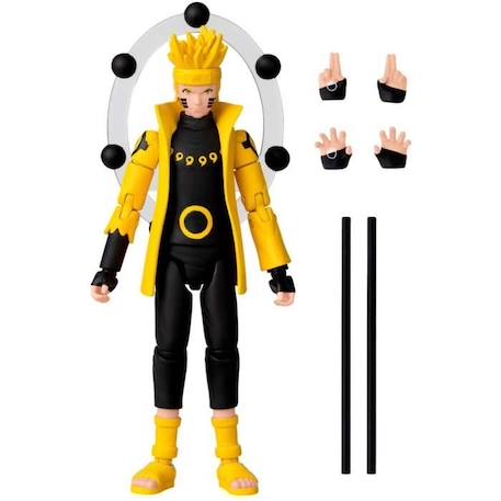 Figurine Anime Heroes Naruto Shippuden - Mode Sage des six chemins - BANDAI JAUNE 5 - vertbaudet enfant 