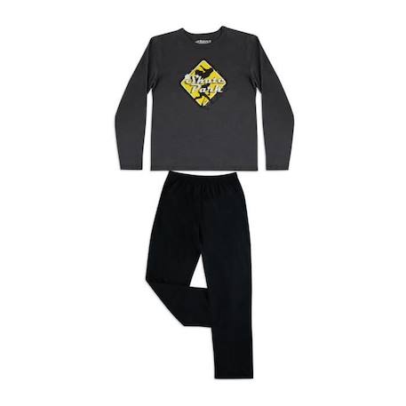 Garçon-Pyjama, surpyjama-Pyjama long junior ATHENA - Skate park - anthracite-noir