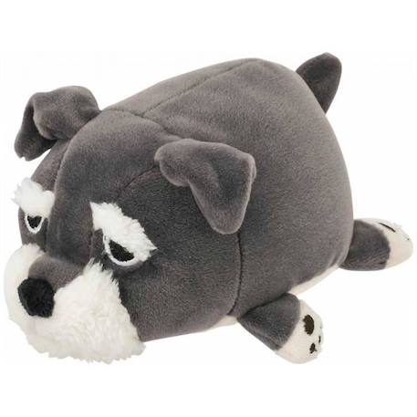 Peluche nemu nemu - JOY - Chien à Moustache - Taille S - 13 cm - Nemu Nemu GRIS 1 - vertbaudet enfant 