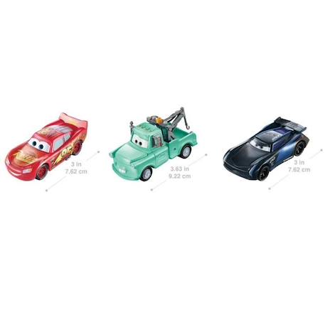 1 lot Disney Pixar Cars Pack de 3 Mini-Véhicules Petite Voiture MATTEL