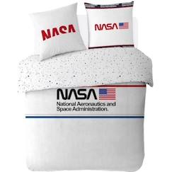Housse de couette NASA - 100% coton - 220x240 cm - blanc  - vertbaudet enfant