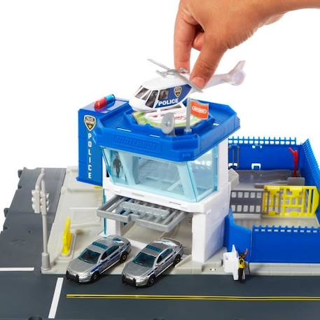 Matchbox - Matchbox Station de Police - Mini-Véhicules - 3 ans et + BLEU 5 - vertbaudet enfant 