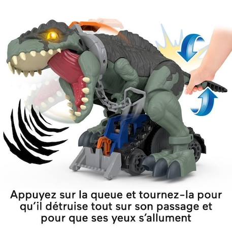 Imaginext - Fisher Price - Mega Dino Terreur - Figurine d'action 1er age - 3 ans et + GRIS 3 - vertbaudet enfant 