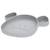 Assiette à compartiments ventousée en silicone Gris - LASSIG GRIS 1 - vertbaudet enfant 