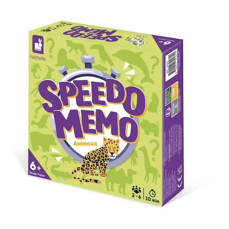 JANOD - Speedo Mémo Animaux - Jeu de Société Enfant - Mémoire et Rapidité - 48 Cartes Animaux - Dès 6 Ans VERT 1 - vertbaudet enfant 