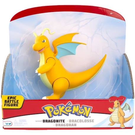 Figurine Pokémon légendaire Dracolosse 30 cm de BANDAI JAUNE 2 - vertbaudet enfant 