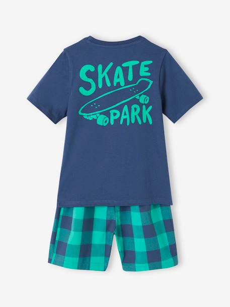 Pyjashort skate garçon bleu océan 5 - vertbaudet enfant 