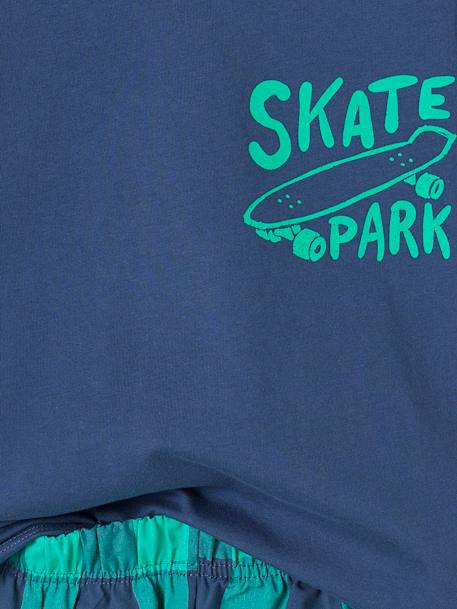 Pyjashort skate garçon bleu océan 4 - vertbaudet enfant 