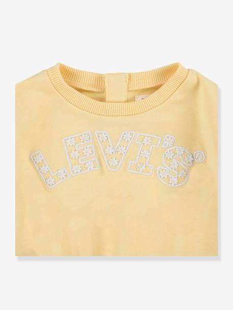 Sweat à volants fille Levi's® jaune pâle 5 - vertbaudet enfant 