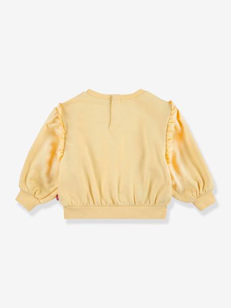 Sweat à volants fille Levi's® jaune pâle 2 - vertbaudet enfant 