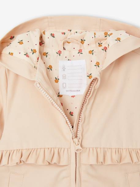 Parka doublée bébé avec capuche beige 3 - vertbaudet enfant 