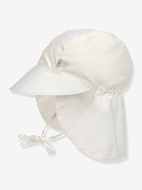 Casquette protège nuque anti-UV LÄSSIG blanc+blanc imprimé+bleu+bleu imprimé+multicolore+ocre+rose 1 - vertbaudet enfant 