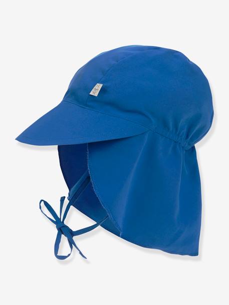 Casquette protège nuque anti-UV LÄSSIG blanc+blanc imprimé+bleu+bleu imprimé+multicolore+ocre+rose 7 - vertbaudet enfant 