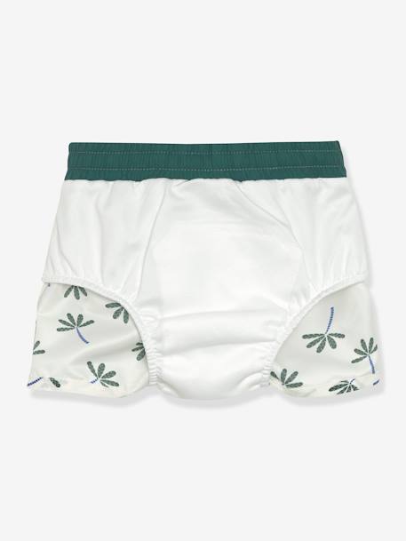 Short de bain avec couche bébé LÄSSIG blanc imprimé+bleu imprimé+rayé blanc 3 - vertbaudet enfant 