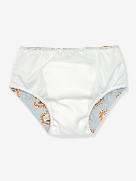 Maillot de bain couche bébé LÄSSIG blanc imprimé+bleu imprimé+multicolore+rayé blanc 6 - vertbaudet enfant 