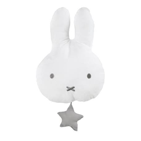 Boîte à Musique - ROBA - Miffy - Peluche Musicale à Suspendre - Mécanisme Musical Amovible BLANC 1 - vertbaudet enfant 