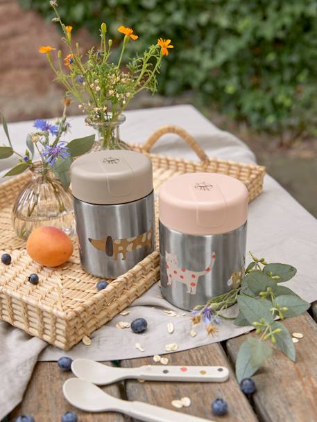 Thermos repas LÄSSIG en inox Little Forest Renard+Little Mateys orange épicée 7 - vertbaudet enfant 