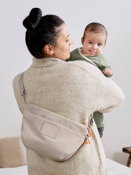 Organisateur de poussette LÄSSIG Buggy Bum Bag Humus 1 - vertbaudet enfant 