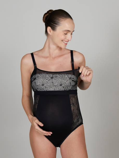 Body grossesse et allaitement Dahlia CACHE-COEUR noir 5 - vertbaudet enfant 