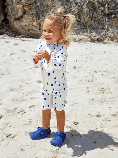 Sandales de plage LÄSSIG bleu+rose+vert 1 - vertbaudet enfant 