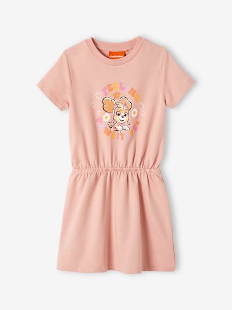 Robe fille Pat Patrouille® en molleton rose poudré 1 - vertbaudet enfant 