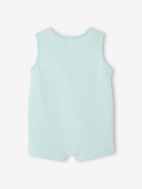 Combishort en molleton bébé bleu+bleu ciel 5 - vertbaudet enfant 