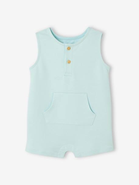 Combishort en molleton bébé bleu+bleu ciel 4 - vertbaudet enfant 