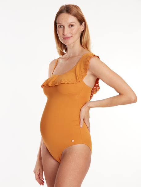 Maillot de bain de grossesse Bloom CACHE-COEUR jaune pâle 1 - vertbaudet enfant 