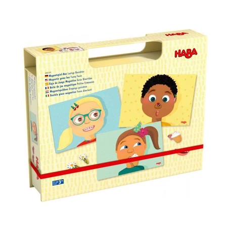 Jeu de stylisme magnétique - HABA - Petites frimousses - Vert - Mixte - A partir de 3 ans VERT 2 - vertbaudet enfant 