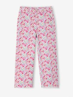 -Pantalon large à fleurs fille