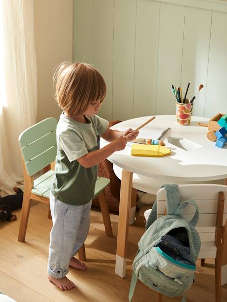 Table de jeu Play blanc/bois 4 - vertbaudet enfant 