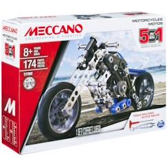 Jouet-Jeux d'imagination-MOTO - 5 MODELES Meccano