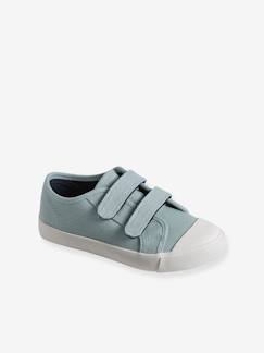 Chaussures-Chaussures garçon 23-38-Baskets, tennis-Baskets scratchées en toile enfant