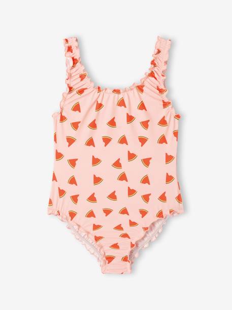 Maillot de bain 1 pièce imprimé pastèques fille  - vertbaudet enfant