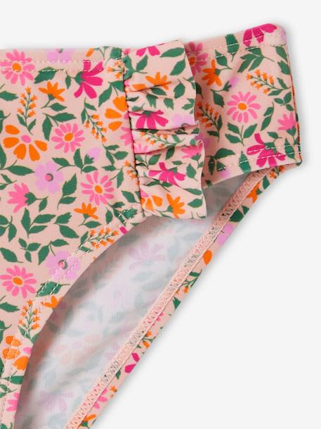 Maillot de bain 2 pièces imprimé fleuri rose pâle 5 - vertbaudet enfant 