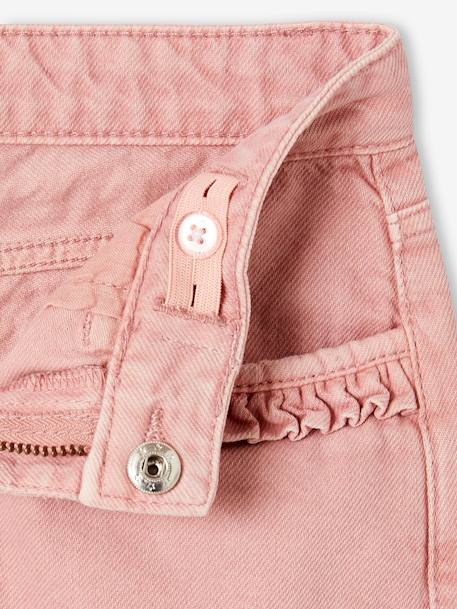 Pantalon droit MorphologiK fille tour de hanches medium blush+vert sauge 5 - vertbaudet enfant 