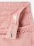 Pantalon droit MorphologiK Fille Tour de hanches Fin blush+vert sauge 4 - vertbaudet enfant 