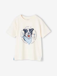 -Tee-shirt motif chien garçon