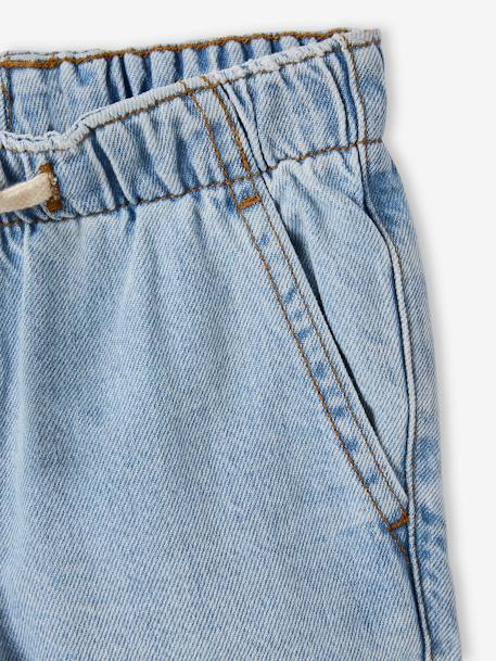 Jean large facile à enfiler garçon denim bleached+denim gris+stone 4 - vertbaudet enfant 