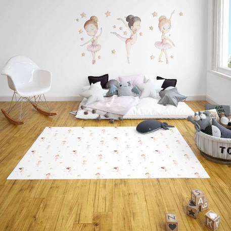 Sticker mural décoratif  'Danseuses' ROSE 1 - vertbaudet enfant 