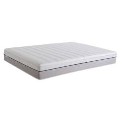 Chambre et rangement-Matelas mousse viscoélastique BLEU CALIN 90x190cm - Confortable Premium - Ferme - Epaisseur 25cm