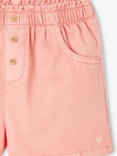 Short couleur fille facile à enfiler blush+jaune pastel+marine 4 - vertbaudet enfant 