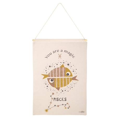 LITTLE PISCES déco murale enfant zodiaque signe poisson BEIGE 1 - vertbaudet enfant 